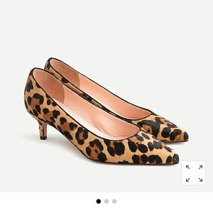 J Crew pump in leopard size 7
